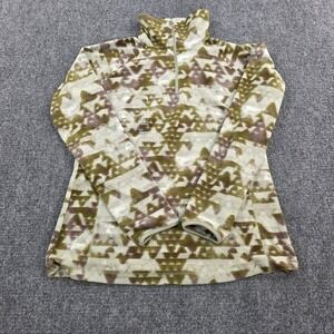 Columbia Womens Arctic Air Half‎ Zip Fleece Pullover Top Size Large